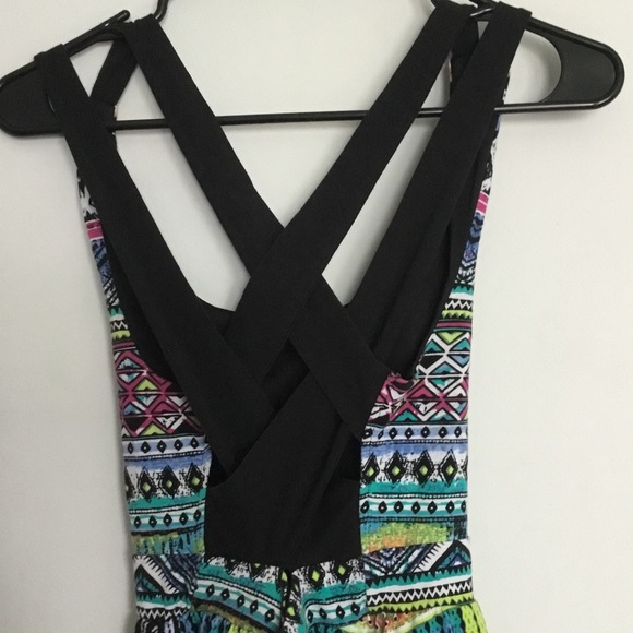 Tribal print fit and flare mini dress - Picture 4 of 4